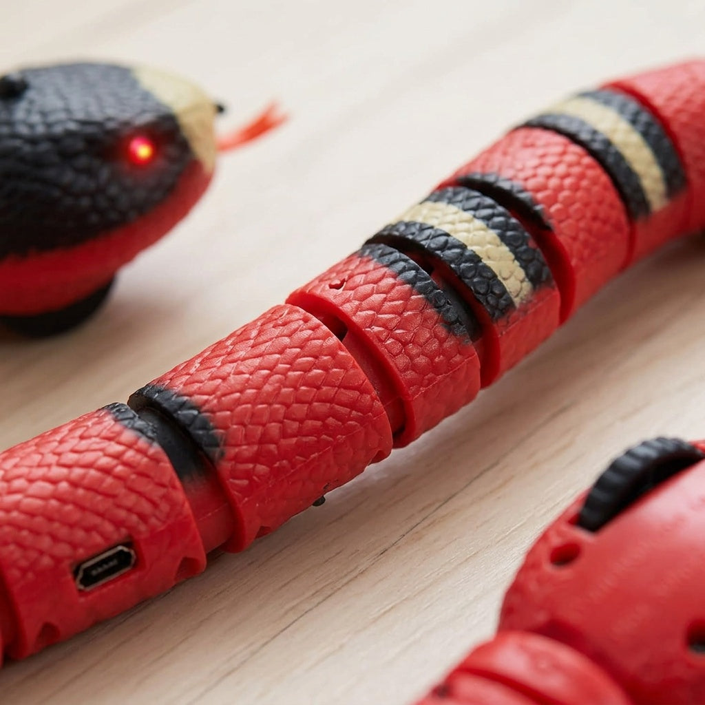Smart Sensing Snake Toy for Interactive Play