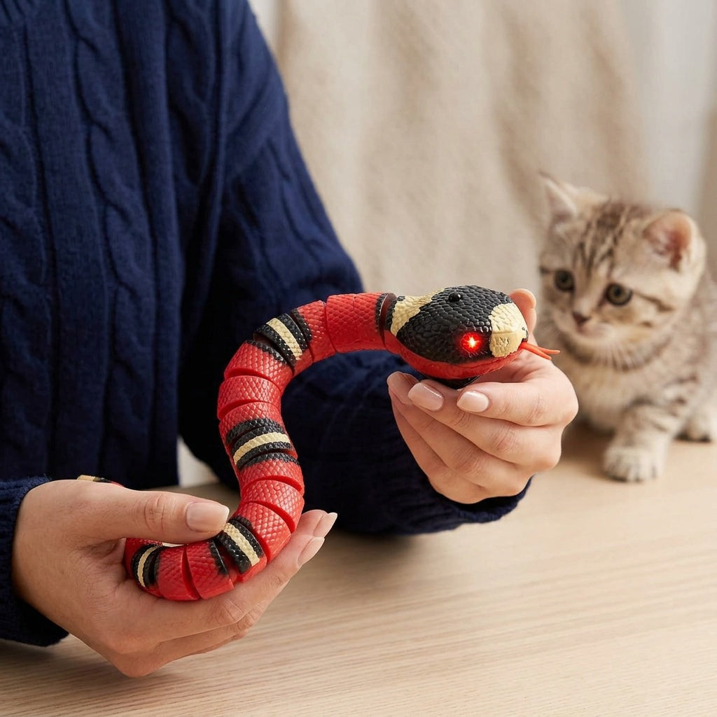 Smart Sensing Snake Toy for Interactive Play